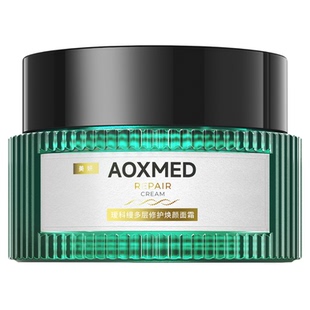 AOXMED瑷科缦绿安缦5Ga超修面霜60g瑷科缦多层修护焕颜面霜院线版