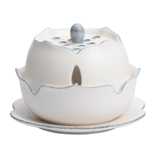 家用电子香熏炉香炉 室内陶瓷沉香盘香炉线香炉檀香炉定时调温