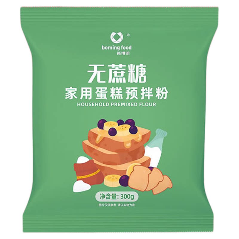 新博明无蔗糖蛋糕预拌粉300g