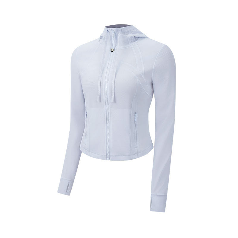 Define 女士短款连帽夹克 *网面丨lululemon丨LW3JHWS