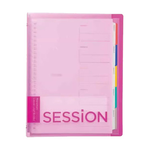 【新色】maruman满乐文session淡彩活页本分类彩色索引活页夹加厚大容量B5笔记本可拆卸本子B7外壳官方旗舰店