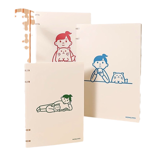 kokuyo日本国誉活页本Noritake第三弹四孔资料册学生办公笔记本不易咯手文具高颜值原纸色大容量简约可换替芯