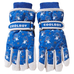 儿童滑雪手套玩雪防水保暖防寒男孩冬季户外加厚防风东北打雪仗女