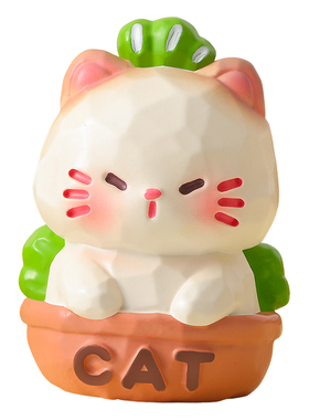 可爱猫咪幸运手办小摆件生日礼物