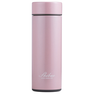 香港世宝陶瓷保温杯骨瓷内胆真空保温杯泡茶杯商务便携 水杯390ml