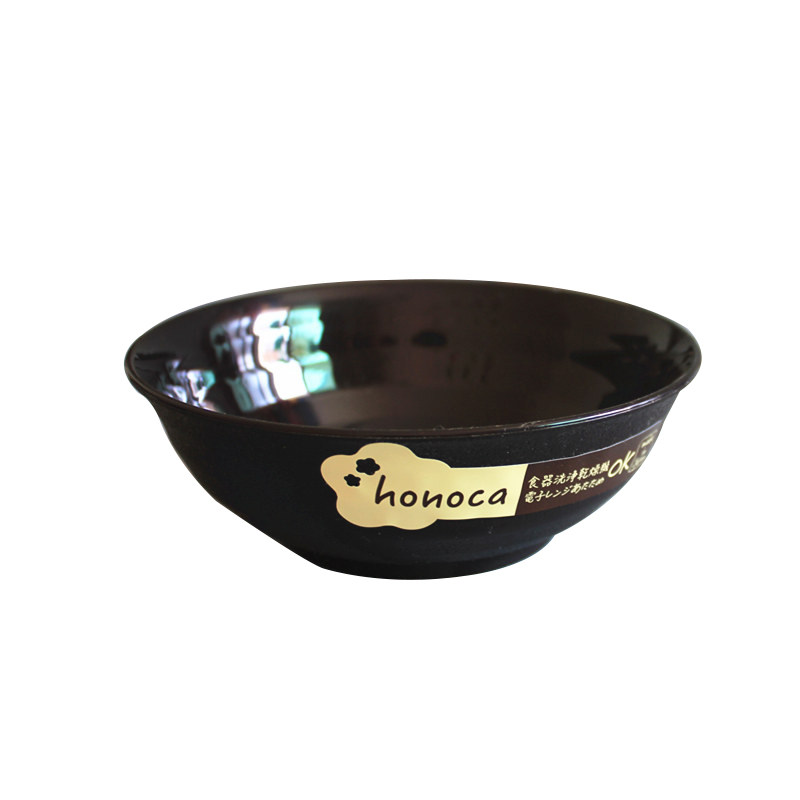 O 日本进口塑料碗米饭碗 泡面碗 沙拉碗 微波炉碗儿童防摔碗