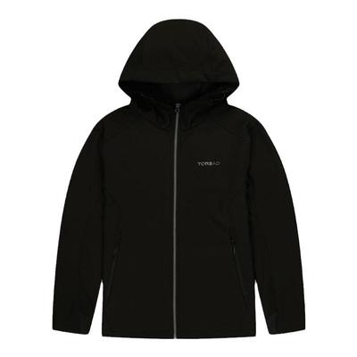 探路者休闲保暖软壳衣男