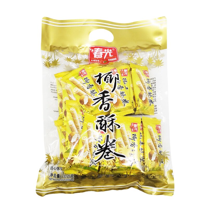 春光椰香酥卷350g酥脆海南特产