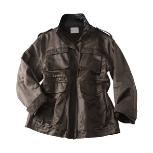 SINGLE MOMENT 25AW法式复古百搭巴恩风中长款工装夹克外套上衣女