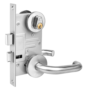 不锈钢防火门锁消防通道安全把手通用型锁芯全套配件加厚锁体