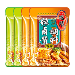 桥头辣卤酱汁调料150g*4袋四川香辣卤料包家庭商用鸡翅爪鸭脖牛肉