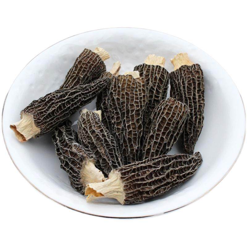 挑选5-7云南羊肚菌干货官方旗舰店特产羊肚菇干一斤装羊肚蘑500g