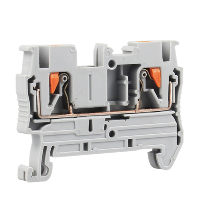 PT1.5/2.5导轨弹簧直插式接线端子排TWIN一进二出PTTB双层QUATTRO