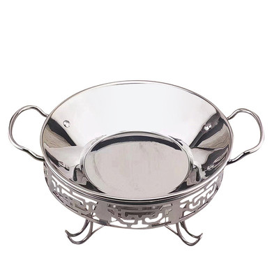 加厚饭店干锅不锈钢酒精炉家用