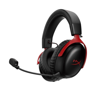 极度未知(HYPERX) 飓风3加强版无线头戴式电竞游戏耳机 黑红