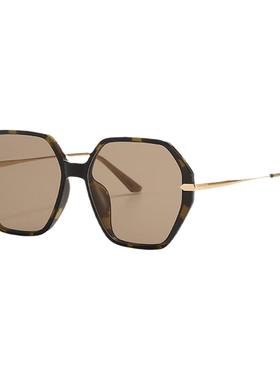 德国蓝族LANZOOM太阳镜女款高级感大脸显瘦防紫外线防晒遮阳墨镜