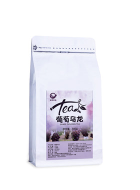巨峰葡萄乌龙茶奶茶店奶盖茶