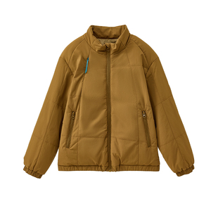 Q21软心棉校服神器儿童棉服纯色立领男女童秋冬季保暖夹棉外套