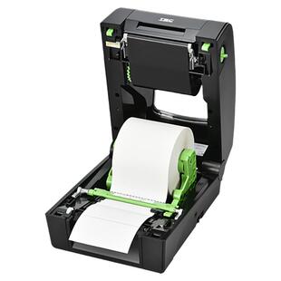 TSC TH240/340服装吊牌合格证洗水唛条码机热转印碳带条码打印机