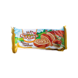 俄罗斯进口爱莲巧巧克力牛奶蛋糕卷早餐面包甜品奶油炼乳网红零食