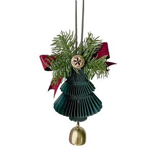 圣诞节装饰品ins风创意蜂窝铃铛挂饰车挂diy家用客厅圣诞树小挂件