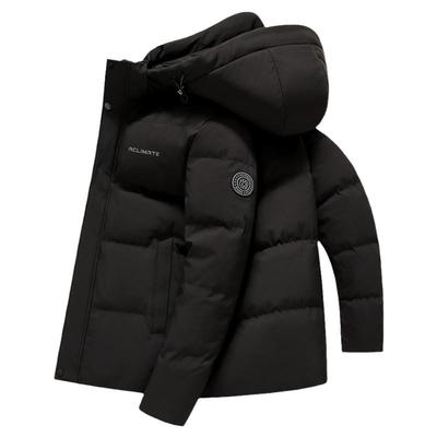 鸭鸭男士短款羽绒服商务休闲