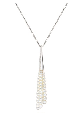 轻奢小众珍珠长款毛衣链