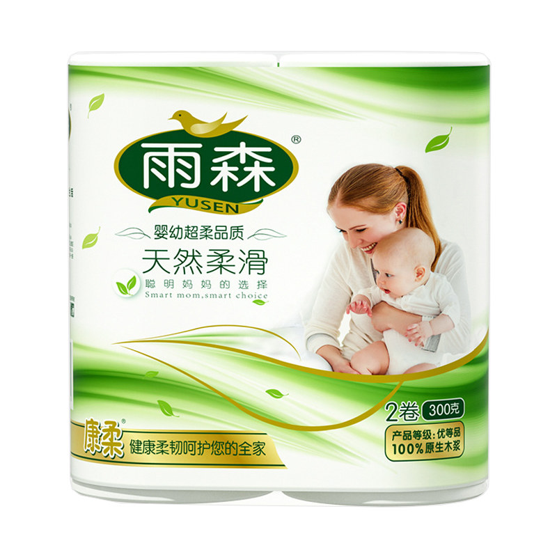【300g】大卷雨森无芯卷纸