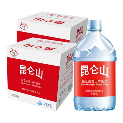 昆仑山天然矿泉水5L*4桶整箱