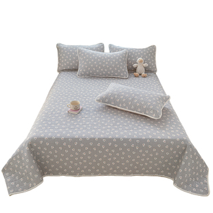 纯棉床盖铺床2025新款四季通用全棉单件榻榻米专用夹棉防滑床单