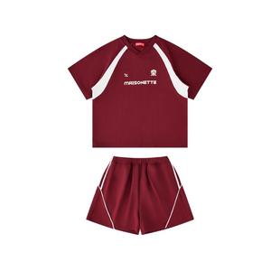 MAISONETTE童装潮牌 儿童运动篮球速干短袖短裤男童夏季宽松套装