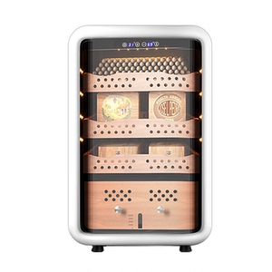 justown/佳思汤高端复古雪茄柜恒温恒湿雪茄冰箱进口西班牙雪松木