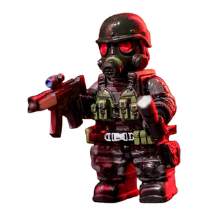 反恐精英cs三角洲行动威龙人仔积木红狼周边兵人模型手办玩具摆件