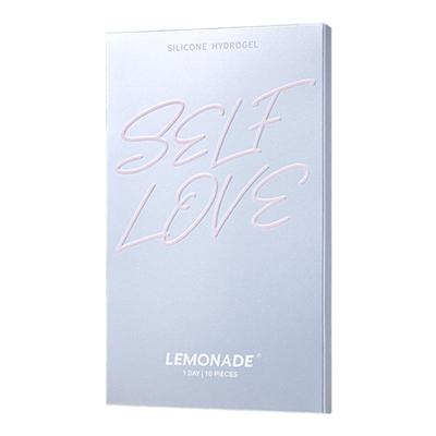 硅水凝胶美瞳日抛Lemonade冰美式大小直径10片隐形眼镜近视小黑莓