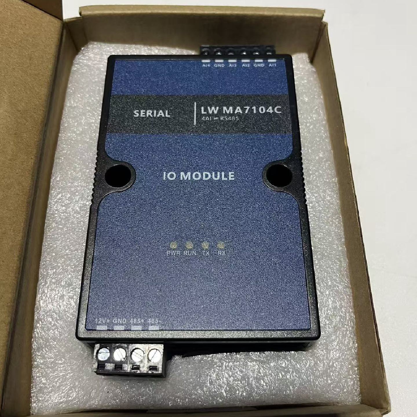 溢价-凌柯沃LW MA7104C IO模块，4AI转RS485，全
