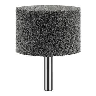 带柄尼龙抛光轮6mm柄圆柱纤维轮磨头金属除锈打磨木材去毛刺工具