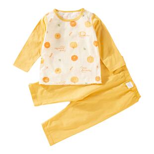 童泰男女宝宝内衣套装纯棉无骨春秋打底儿童居家睡衣全棉秋衣秋裤