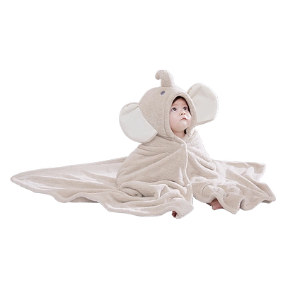 a类婴童速干斗篷浴袍babygreat