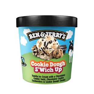 Ben&Jerry's本杰瑞巧克力焦糖香草冰淇淋进口冰淇凌大桶