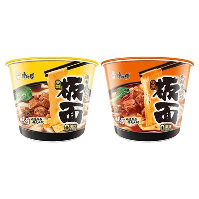 康师傅安徽板面卤香香辣桶装泡面