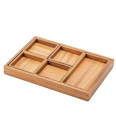 中式茶歇甜品点心装饰托盘