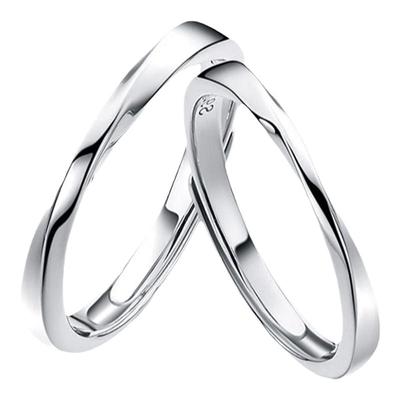fanci范琦情侣对戒银戒指时尚