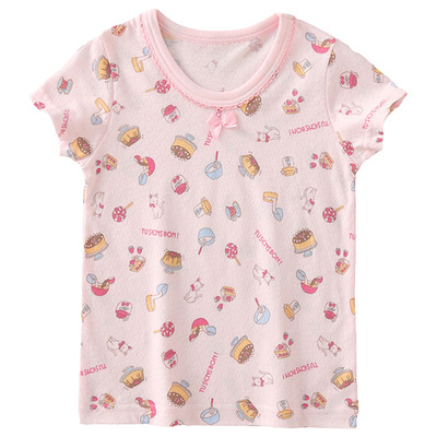 夏季女童短袖T恤纯棉儿童半袖