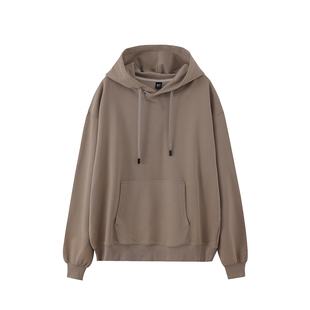 长袖连帽卫衣男7A抗菌休闲连帽卫衣长袖保暖自发热科技上衣秋冬男