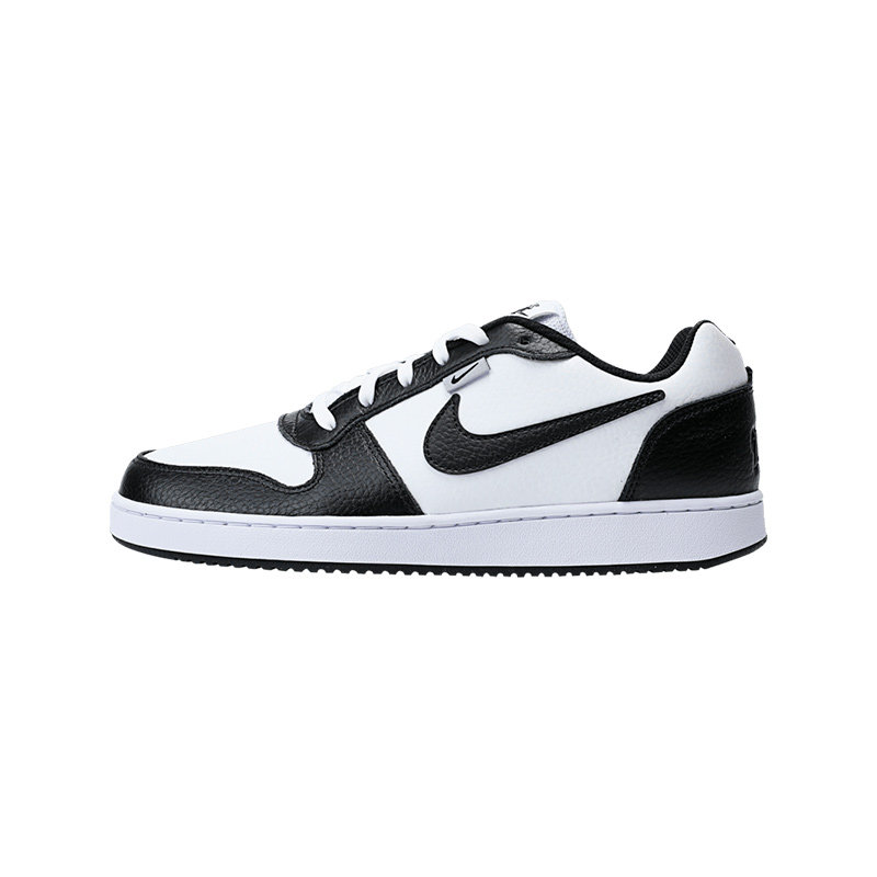 NIKE耐克男子EBERNON黑白熊猫板鞋复古低帮休闲运动鞋AQ1774-102