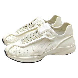 ANDS CH CL老爹鞋德训鞋厚底真皮运动休闲鞋芭蕾风德训鞋外贸女鞋