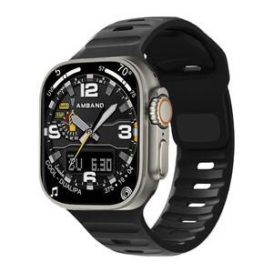 适用iwatch表带ultra2硅胶高级感
