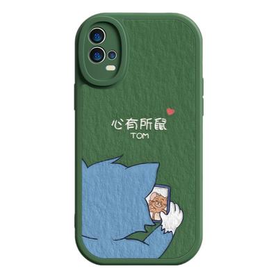 适用vivox100pro手机壳k11新款opporeno11汤姆杰瑞iqoo12液态findx6硅胶r17情侣neo8软9男s17女z8x80保护套60