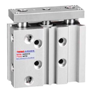 TWSNS台匠山耐斯薄型带导杆气缸TCM-S缸径12/16/20行程10/25/50/7