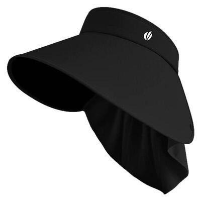 大帽檐空顶帽户外骑车折叠防晒帽